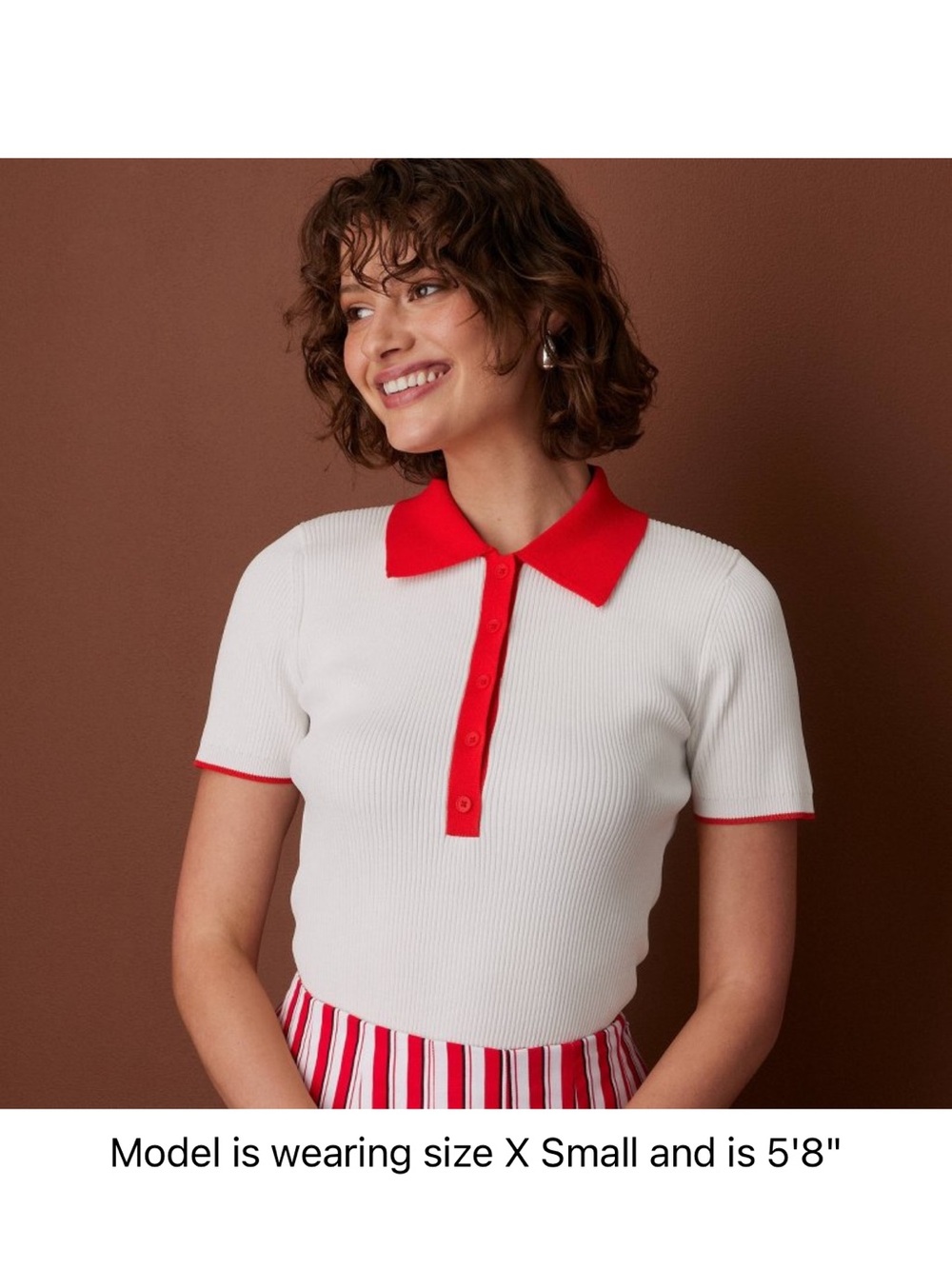 Rosie Assoulin x Target Short-Sleeve Polo Sweater